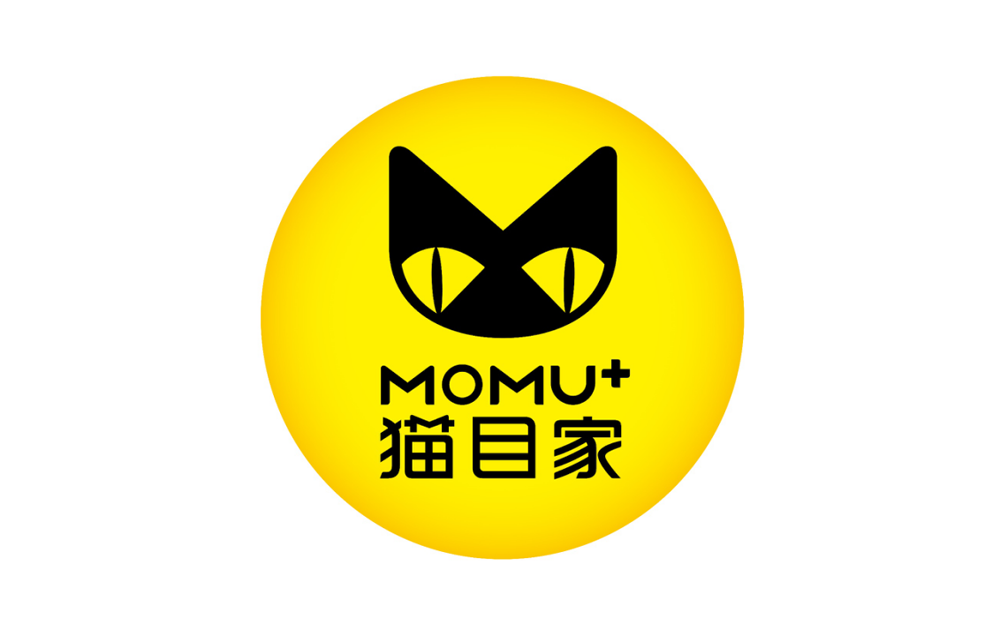 隱形眼鏡連鎖品牌LOGO升級-貓目家MOMU企業(yè)形象設計